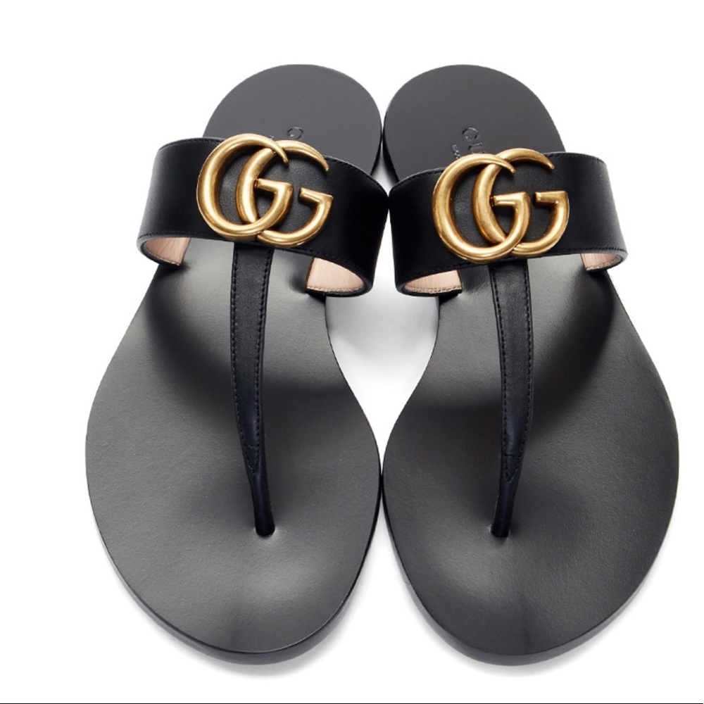 NWT Gucci Marmont Thong Sandal Size 7